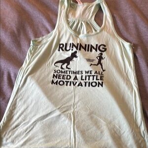 Mint Green Running Tank Top